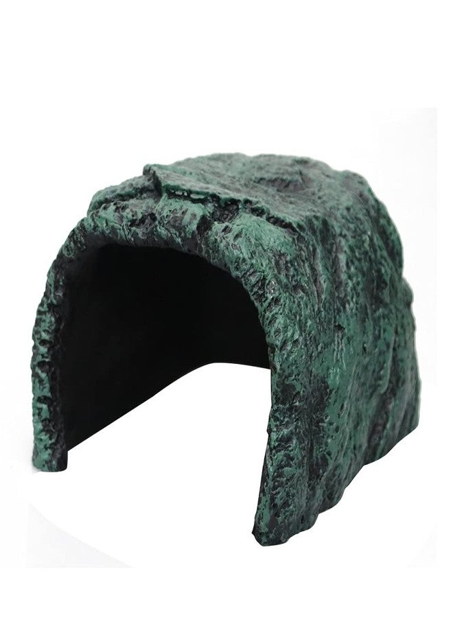 Abustle pig Reptile Rock Hideout Reptile Rock Hide Cave, Aquarium Habitat Décor Rock Tortoise Hideout for Reptiles, Small Lizards, Turtles,Bearded Dragon Tortoise, Amphibians, Fish (N17) - Image 1